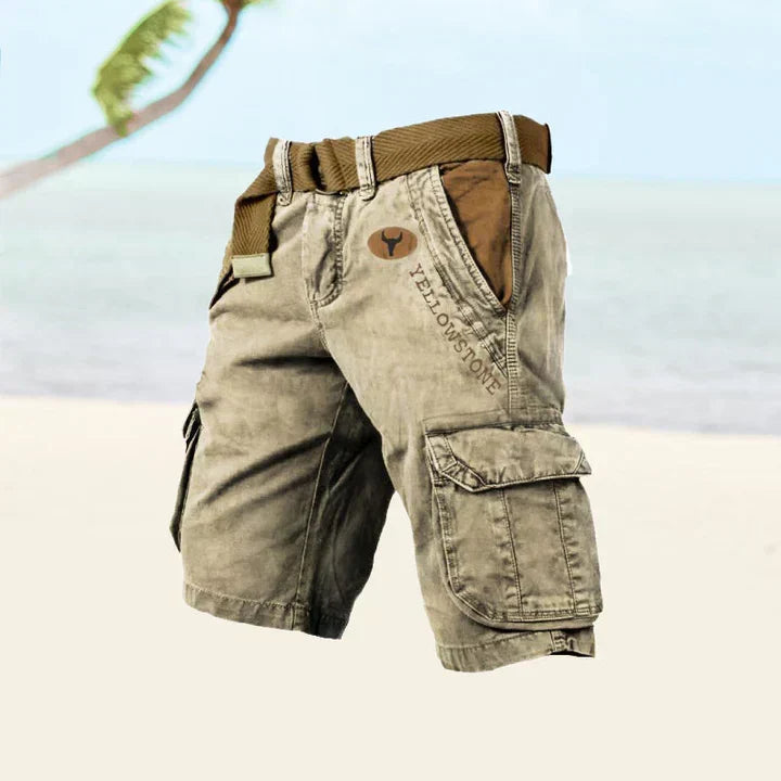 Ludolf Comfortable Cargo Shorts, view 7 - Elena Harper