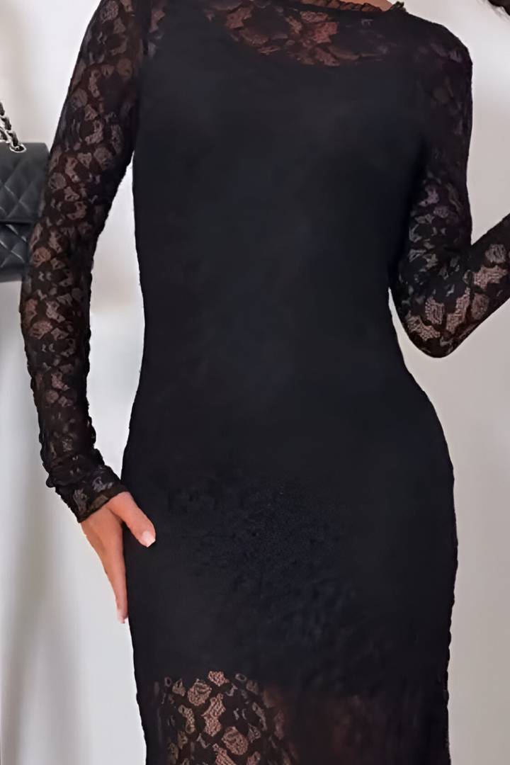 Rona™ | Elegant Lace Maxi Dress