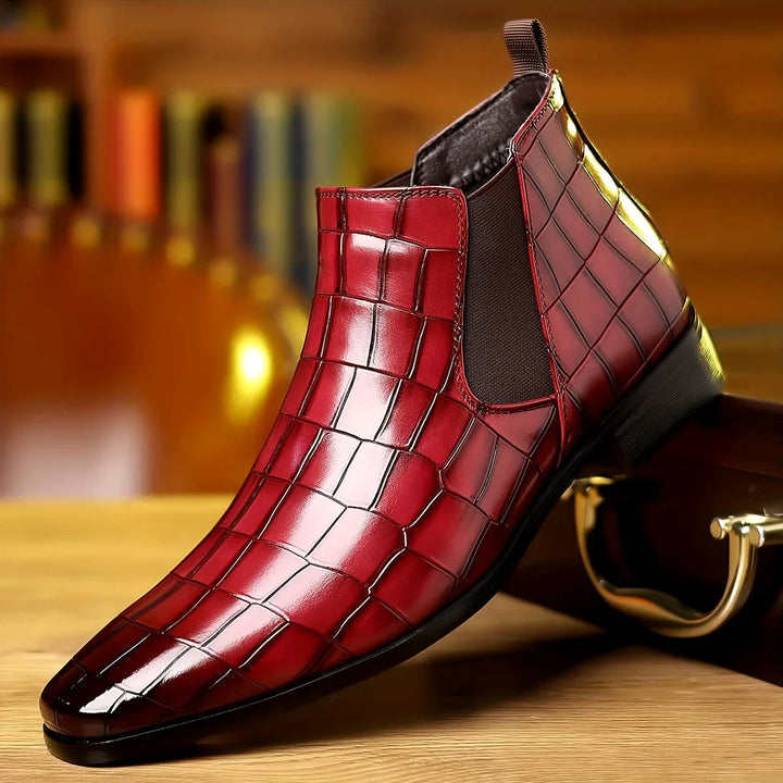 Abele Ankle Boot in Smooth Leather - Elena Harper