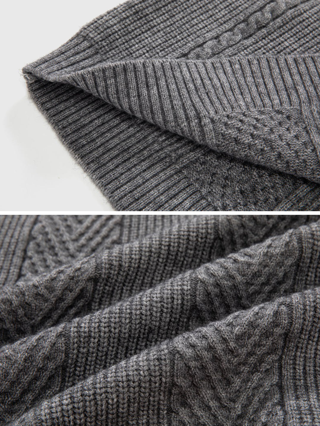 Henley Polo Sweater