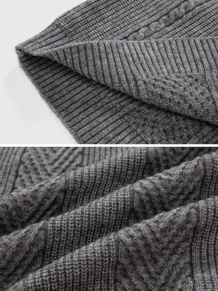 Henley Polo Sweater