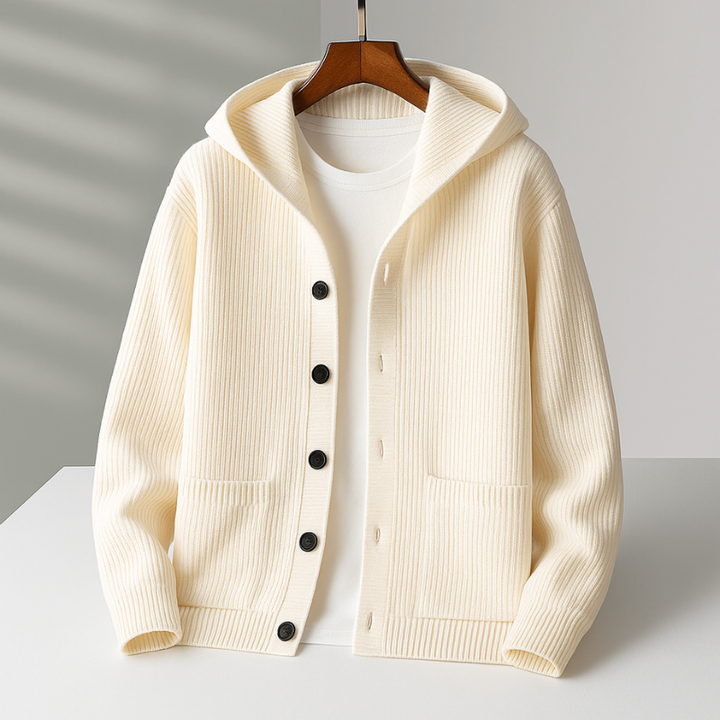 Laurent Monaco Men'S Hooded Vest, view 3 - Elena Harper