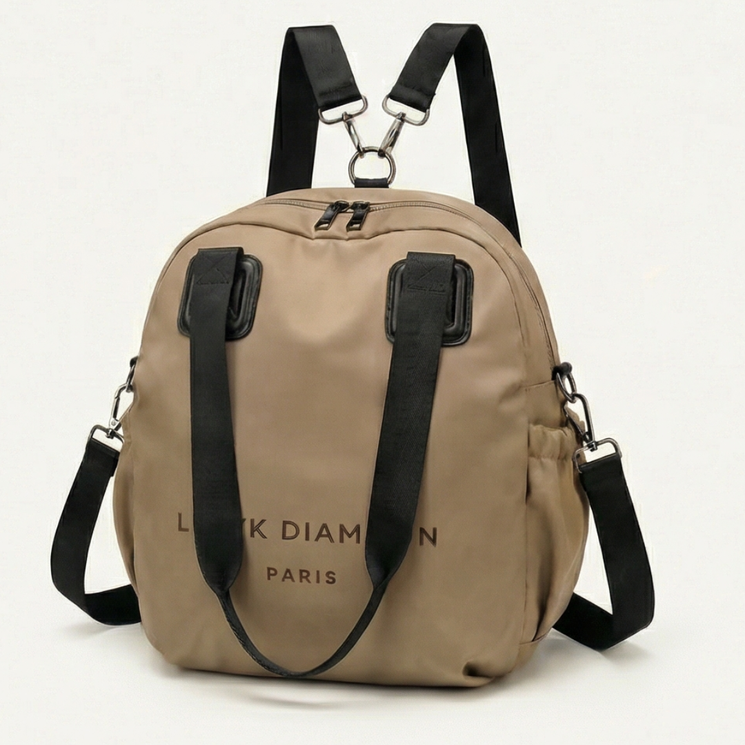 Carryé Women's 3-in-1 Convertible Nylon Backpack - Elena Harper