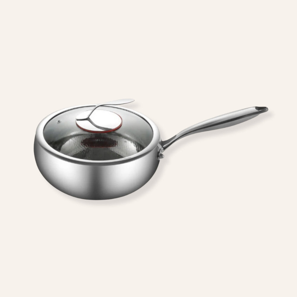 Titanium Cooking Pot with Non-Stick Coating - Durable Cooking
