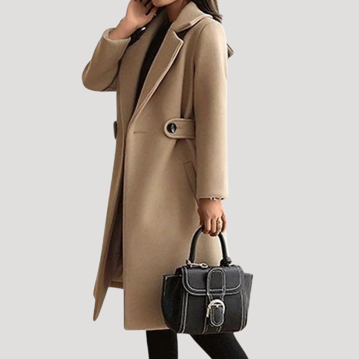 Classic Belted Women's Coat