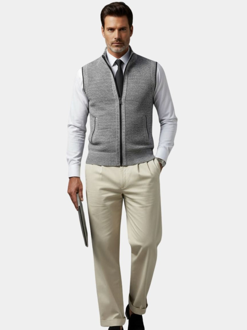 Bronislaw - Elegant Vest With Full Zip