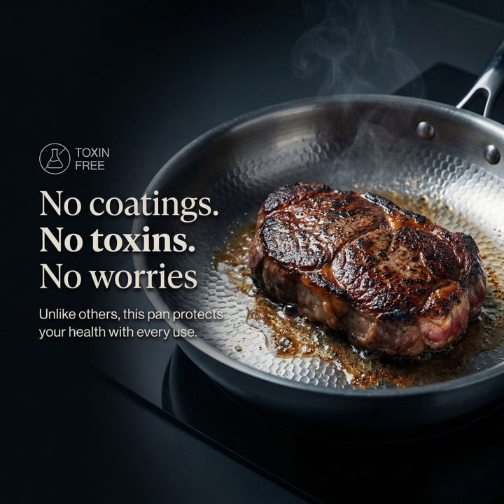 Titanium Cooking Pot with Non-Stick Coating - Durable Cooking