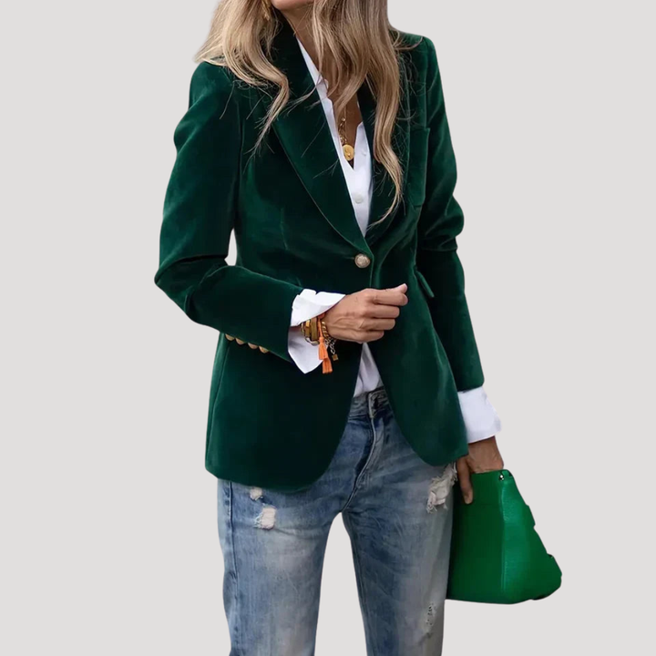 Chic Fitted Women's Blazer