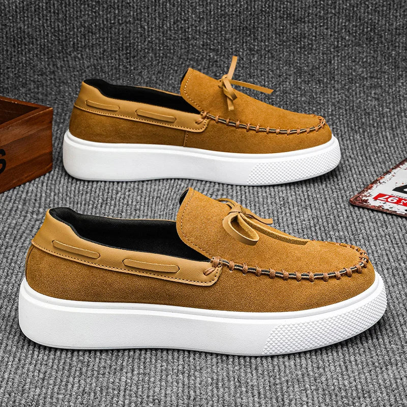 Elegant Suede Shoes for Men - Elena Harper