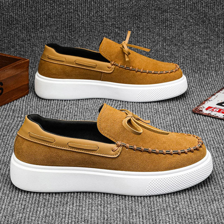 Elegant Suede Shoes for Men - Elena Harper