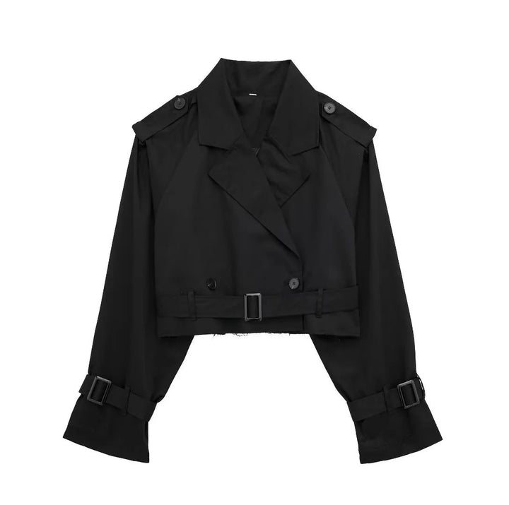 Yara - Stylish Short Trench Coat