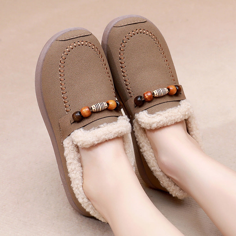 Comfortable Velvet Ballerinas EB EB
