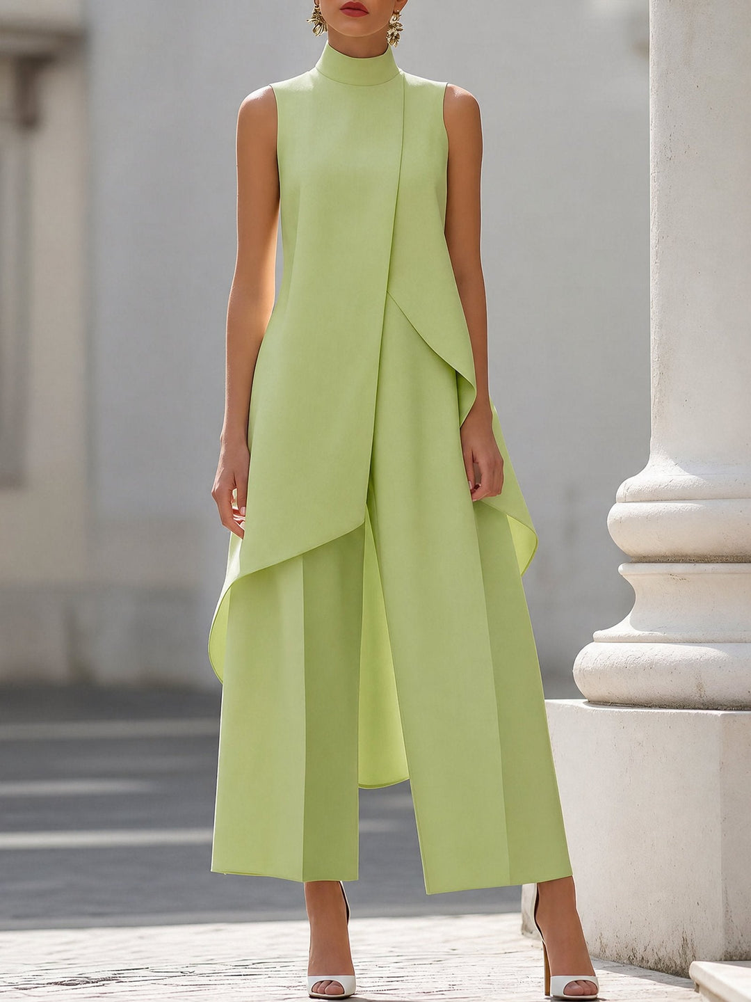 Amelia | Asymmetrical and Elegant Women's Two-Piece Set