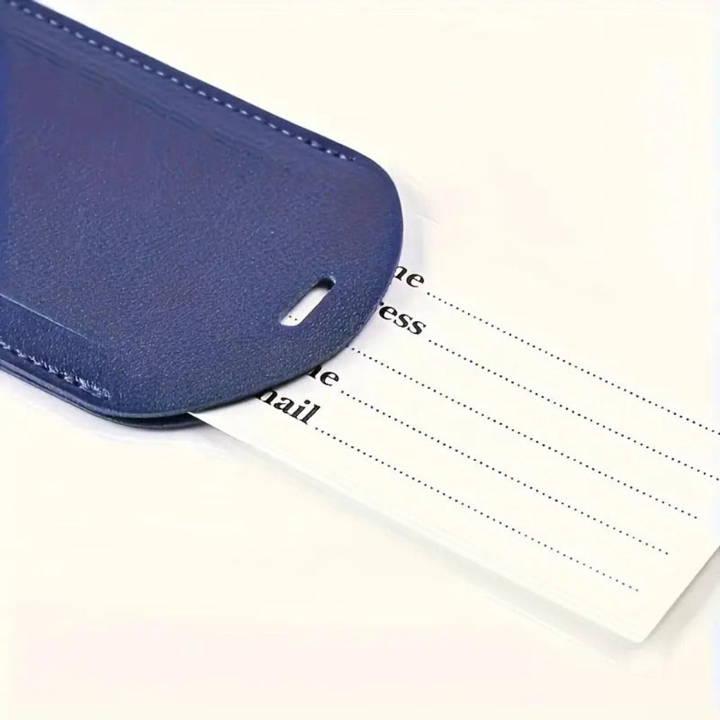 Leather Custom Luggage Tag