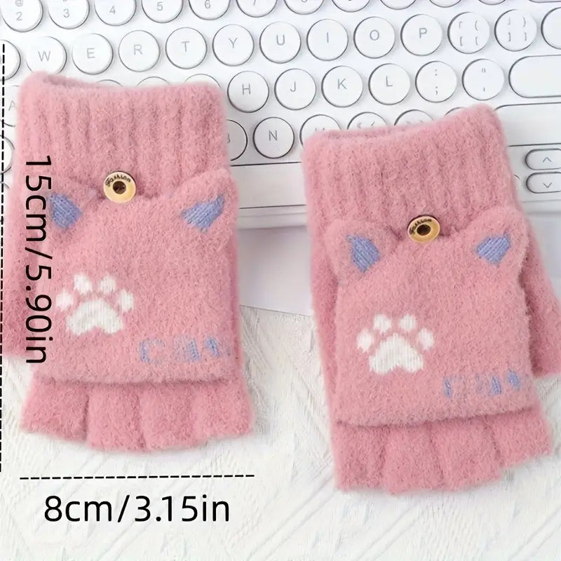 Warm Cartoon Gloves