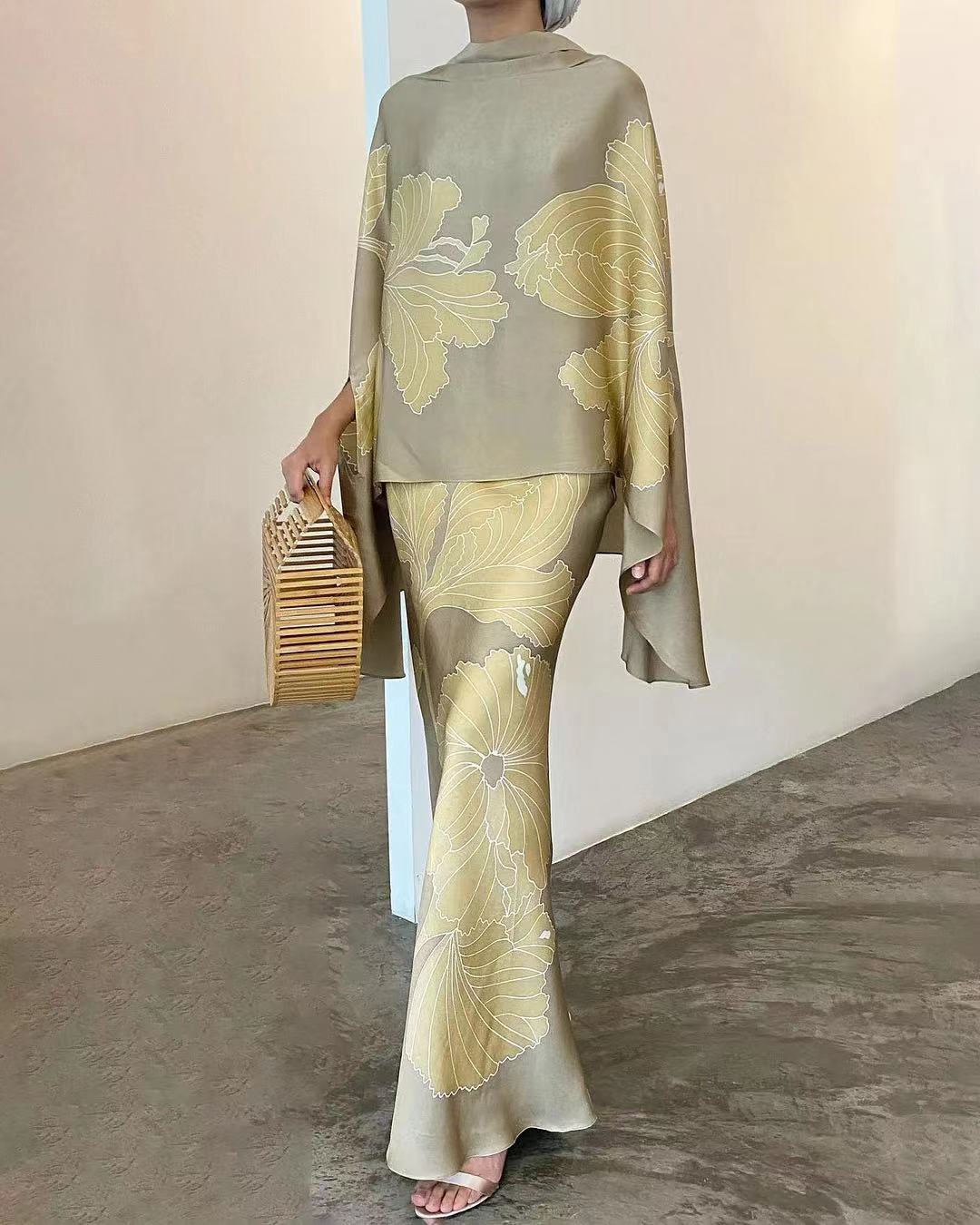 Althea Stylish Printed Loose Suit - Elena Harper