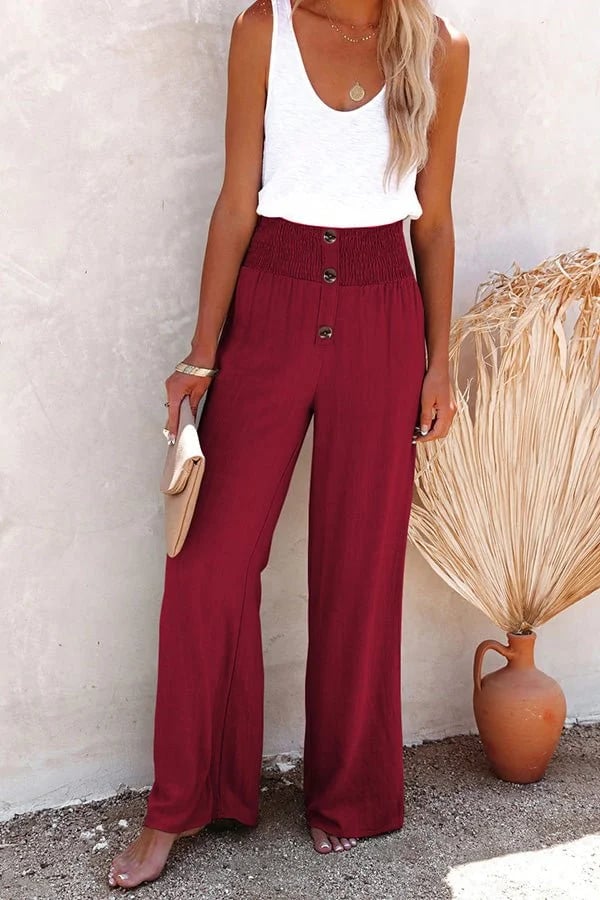 CECILIA - HIGH-WAIST RELAXED PANTS