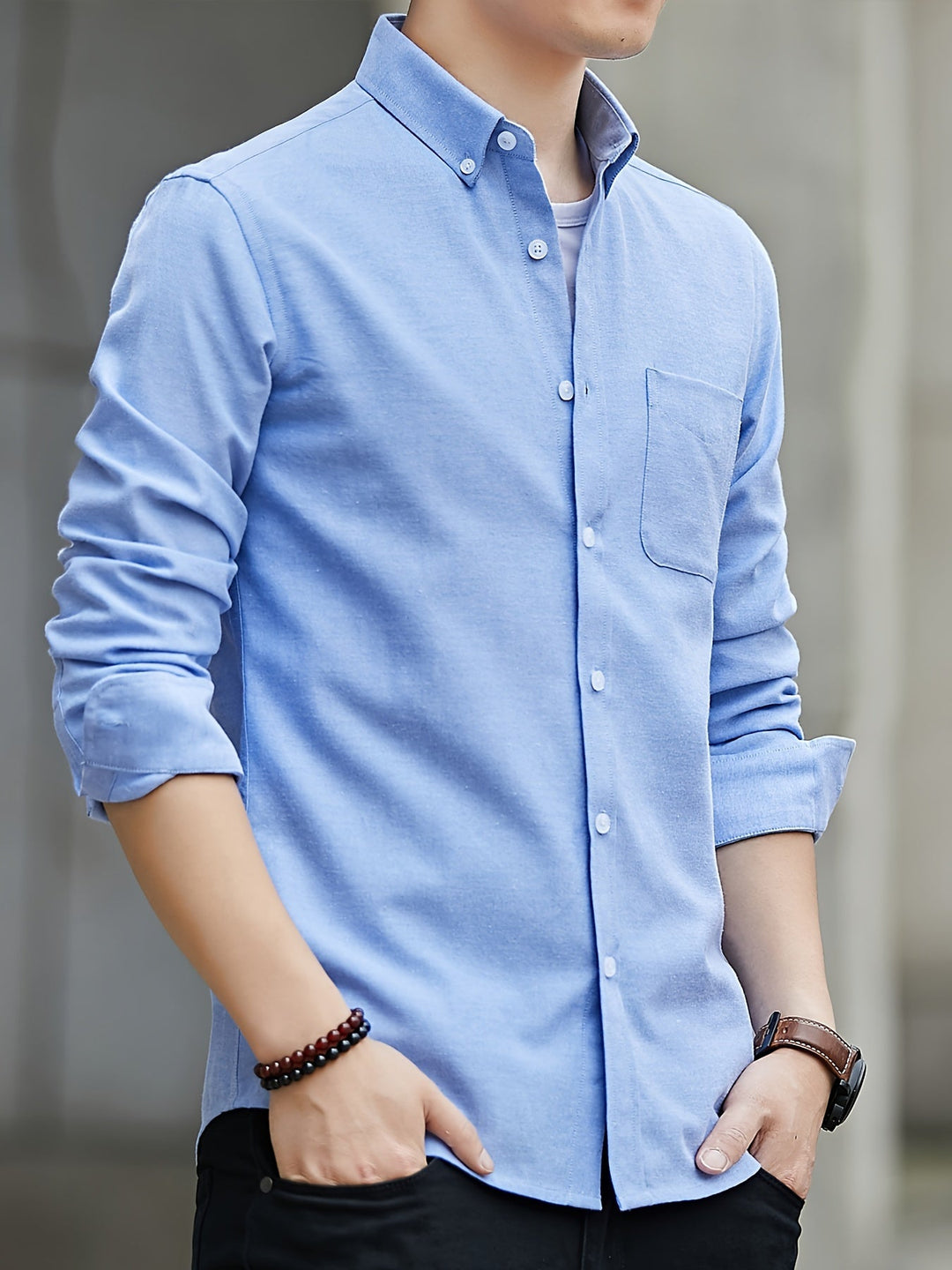 ELENA HARPER™  |  LONG SLEEVE SHIRT FOR MEN