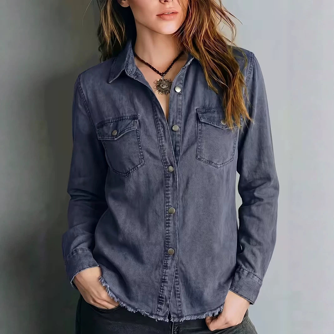 Women's Western Fringe Shirt - Retro and Unique