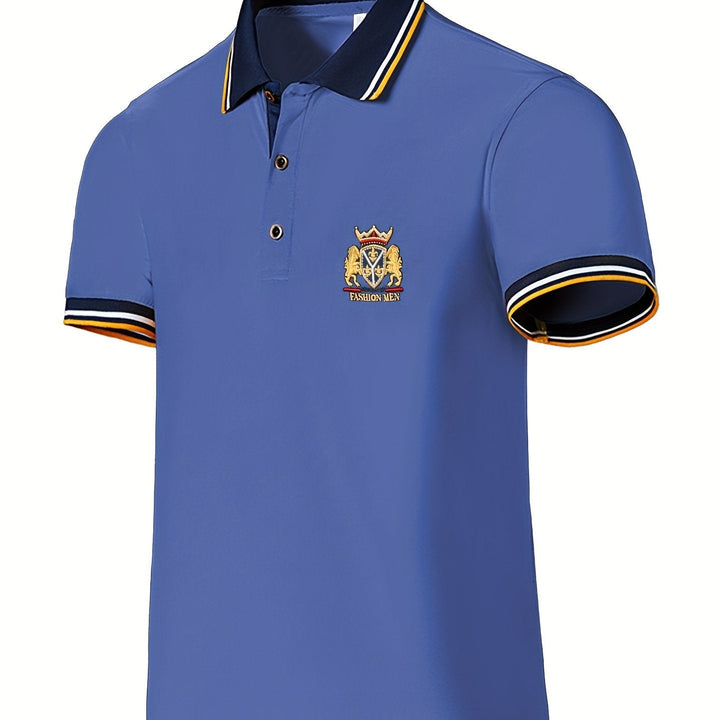 Embroidered Summer Shirt for Men - Elena Harper