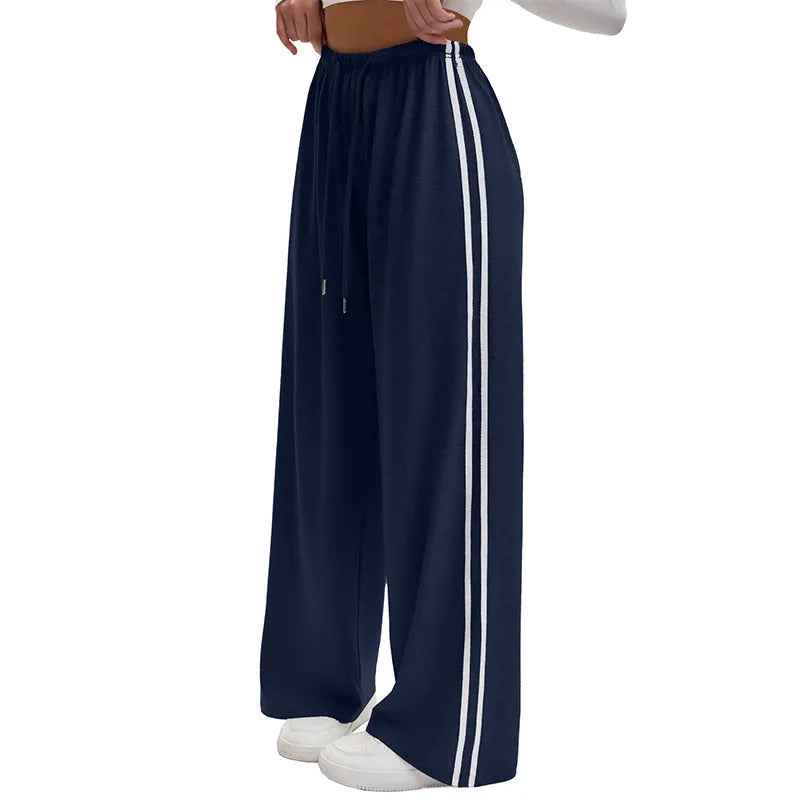 Adorielle Sporty Stripe Wide Leg Pants - Elena Harper