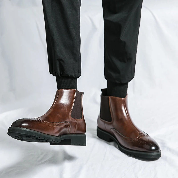 Alden Vegan Leather Chelsea Boots