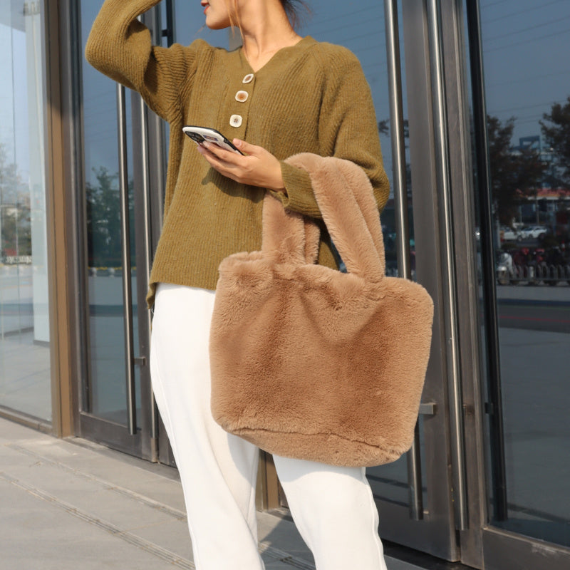 Faux - Fur Tote Bag