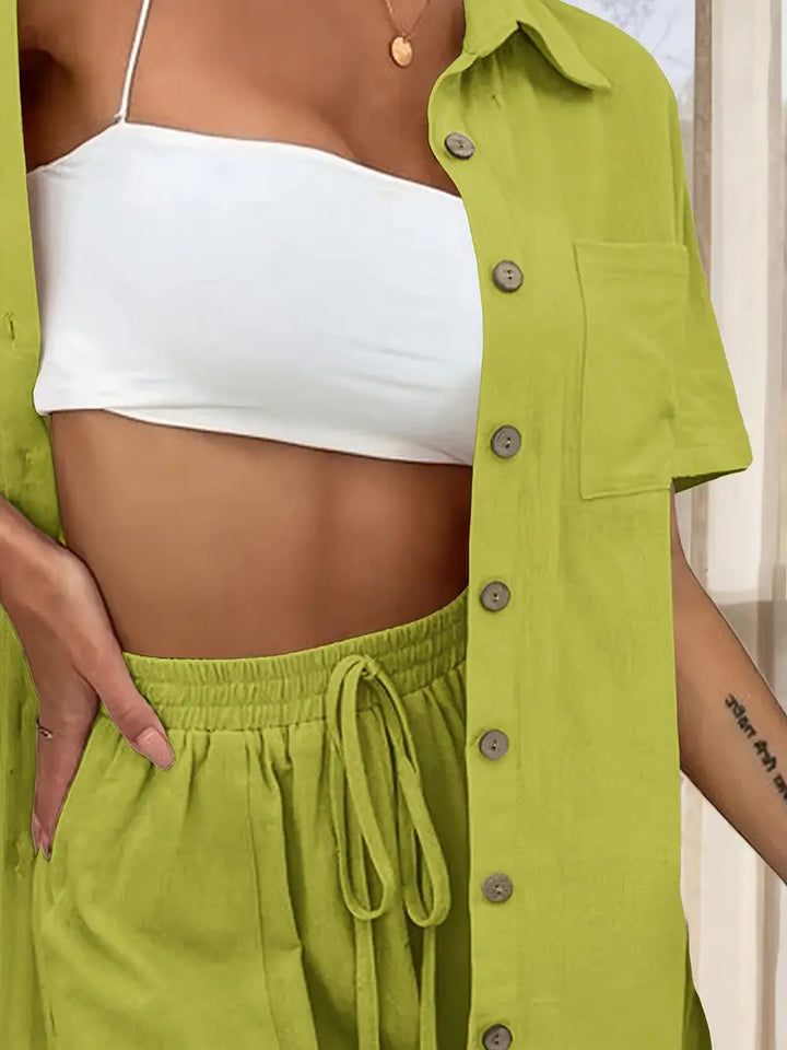 Fani Elegant Two-Piece Summer Set - Elena Harper