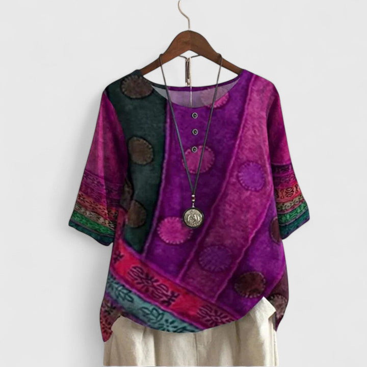 Auralie Elegant Boho Top - Elena Harper