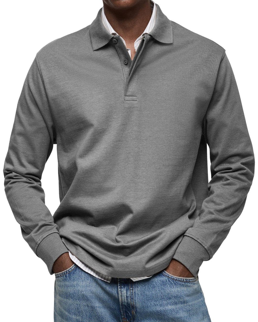 Luxury Long-sleeved Polo - Elena Harper
