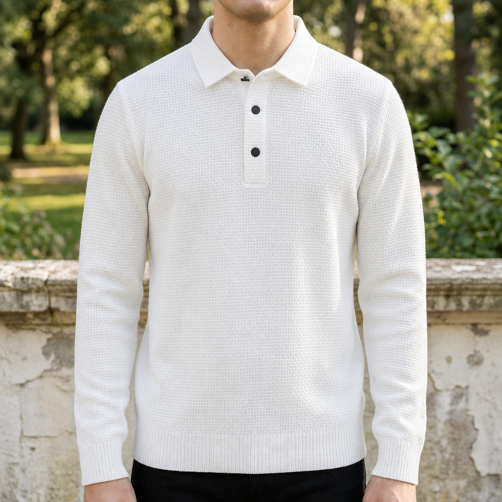 Alassio Textured Knit Polo
