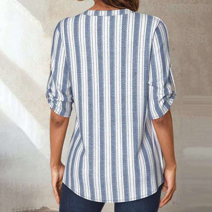 Casual Striped Blouse