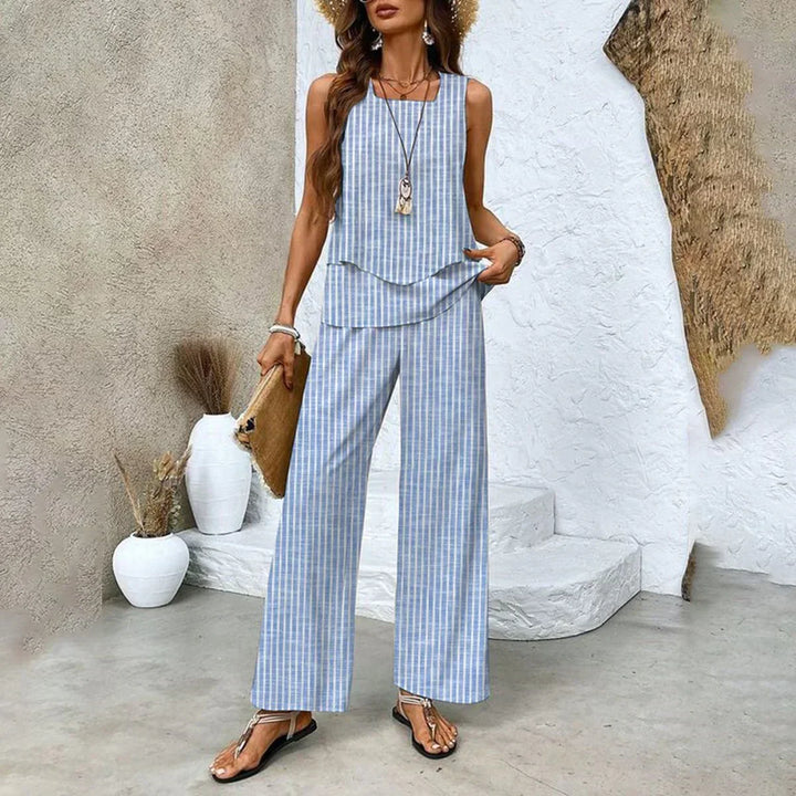 Elegant Casual 2-Piece Set for Women – Summer Trendy, Versatile, Stylish