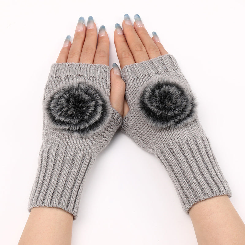 Warm Solid Color Gloves