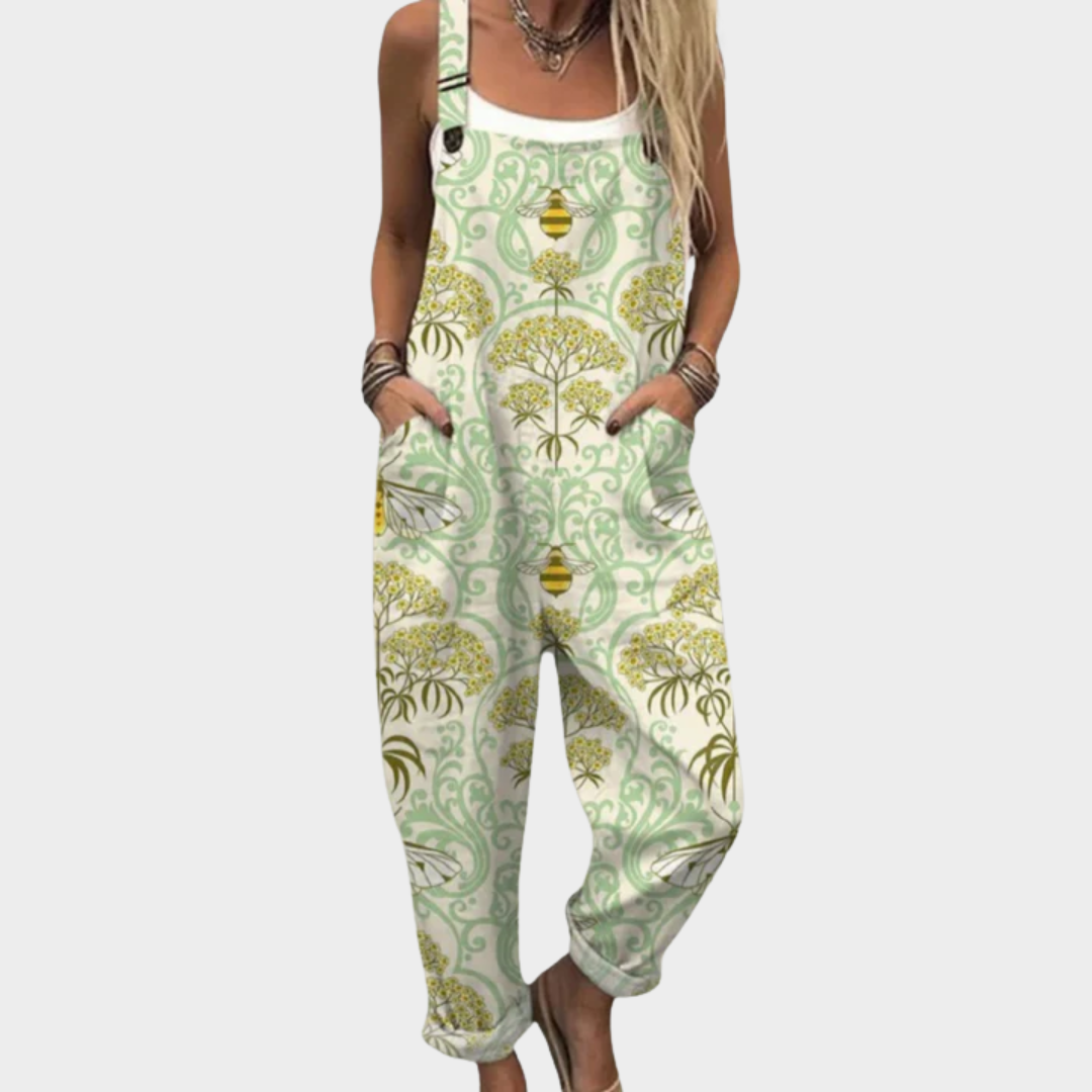 Aethyra Comfortable Printed Jumpsuit - Elena Harper