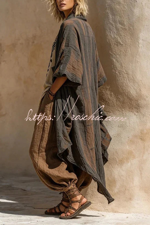 Relaxed Fit Boho Lounge & Resort 3-Piece Set