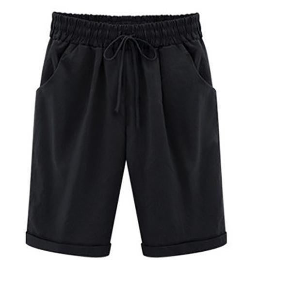 Timeless Cotton Shorts for Women, view 5 - Elena Harper