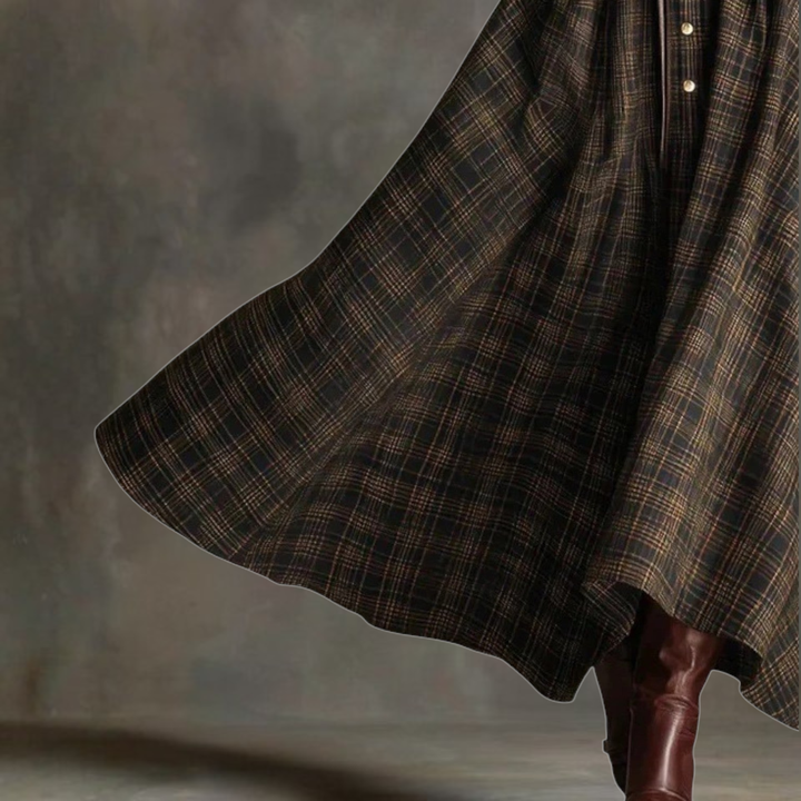Sara Vintage Maxi Dress, view 4 - Elena Harper