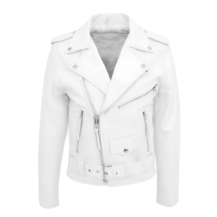 RYDER – CLASSIC BLACK LEATHER BIKER JACKET