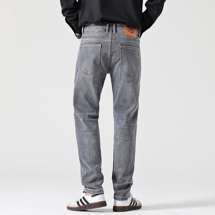 Straight Grey Finish Jeans - Torleif
