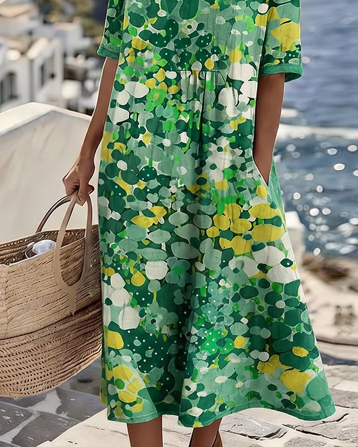 Printed Loose Dress