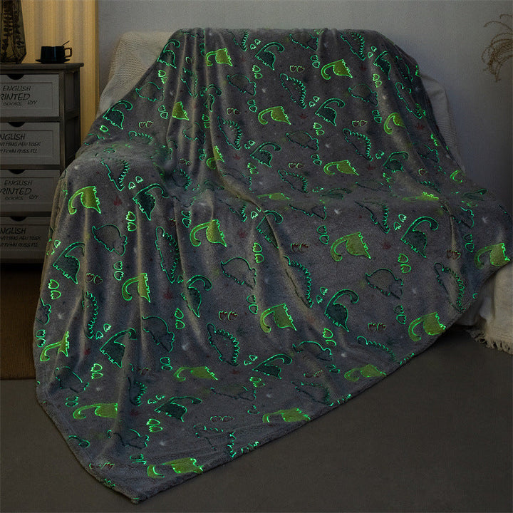 Children's Flannel Dinosaur Blanket