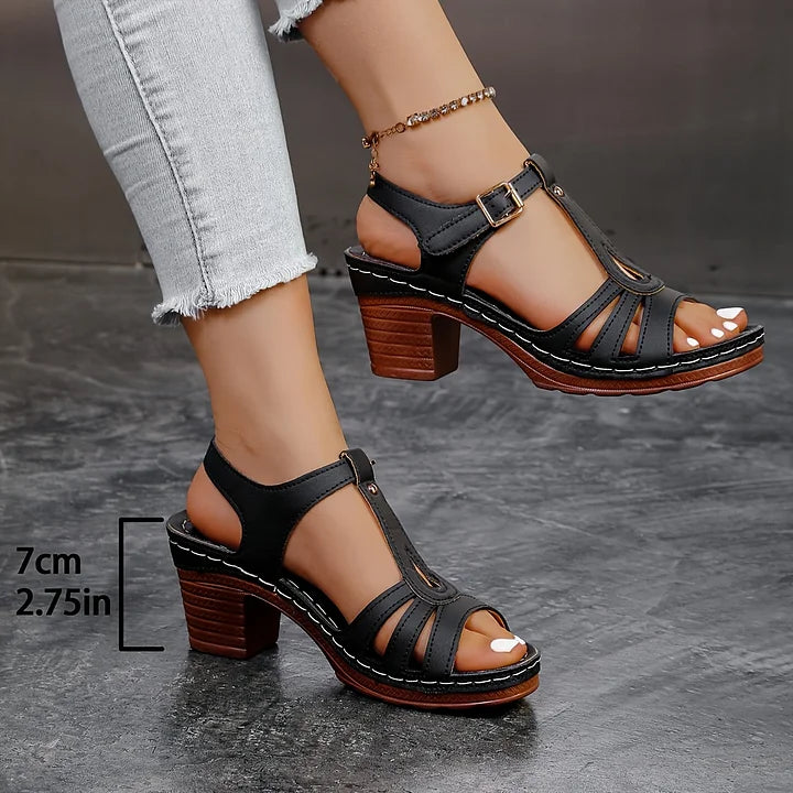 Leanna Comfortable Orthopedic Sandals, view 10 - Elena Harper