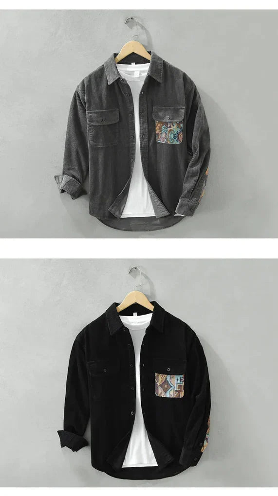 Men's Vintage Long Sleeve Shirt – Classic & Timeless Style