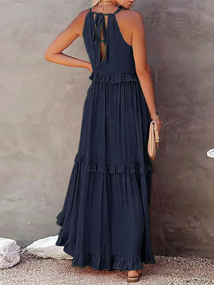 Mabel Ruffle Breeze Maxi Dress - Elena Harper