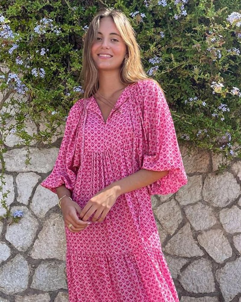 Sandy Comfortable and Trendy Long Dress - Elena Harper