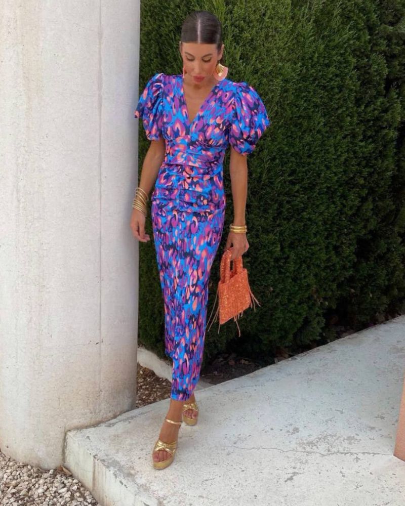 DALINE Stylish and Vibrant Dress - Elena Harper