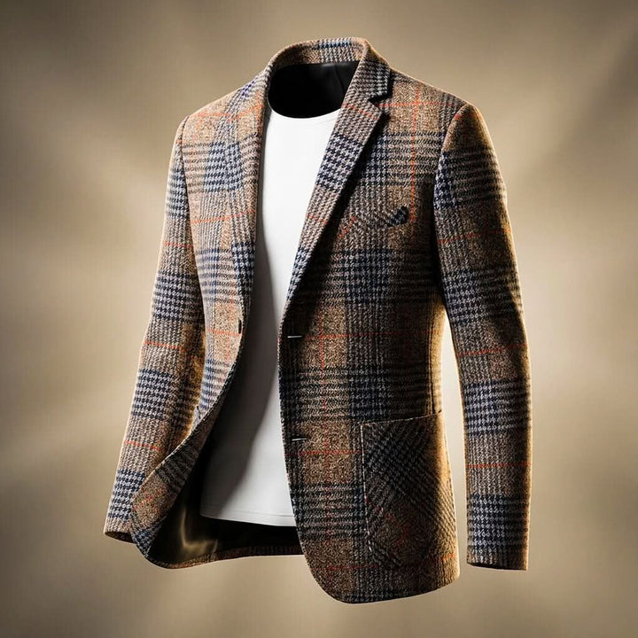 Kristian | Classic and Elegant Houndstooth Blazer