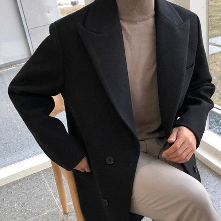 ELENA HARPER™  |  ELEGANT DOUBLE-BREASTED COAT FOR MEN
