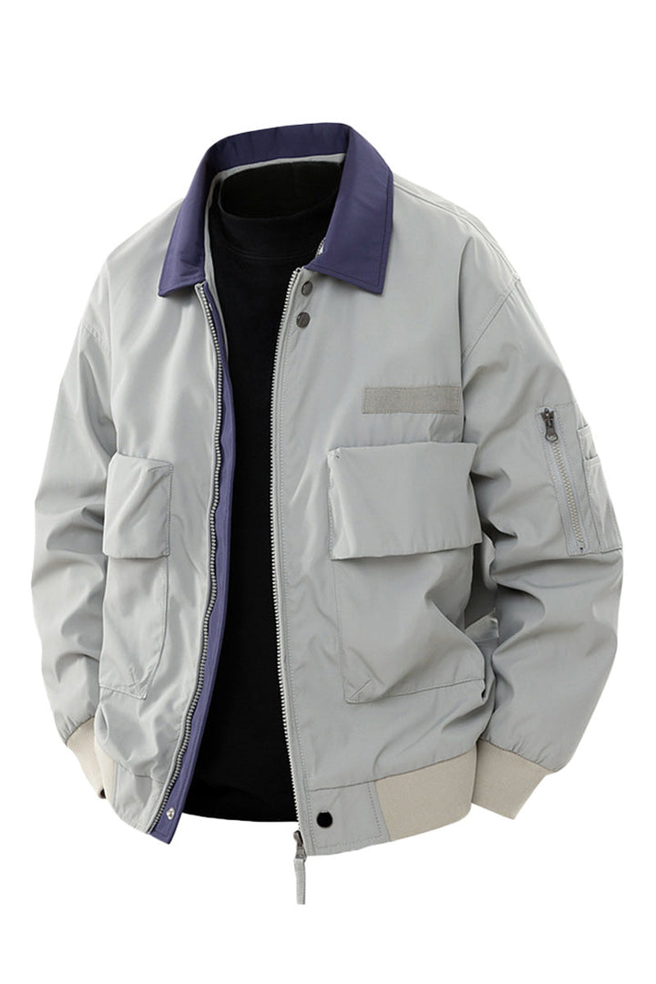 JAKE – MODERN UTILITY BOMBER JACKET